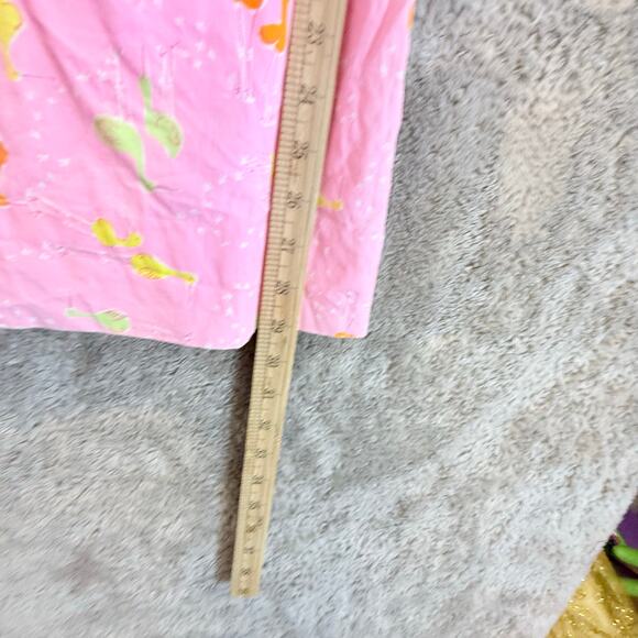 Lilly Pulitzer Pink Strapless Audrey Dress Crane Bird Print Sheath 0 XS - Picture 11 of 11